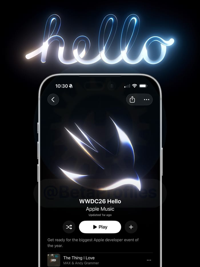 wwdc26 hello apple music playlist